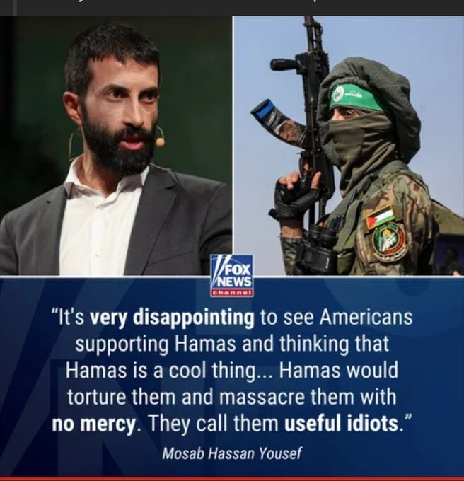 The son of the co-founder of Hamas Mosab Hassan Yousef speaks.