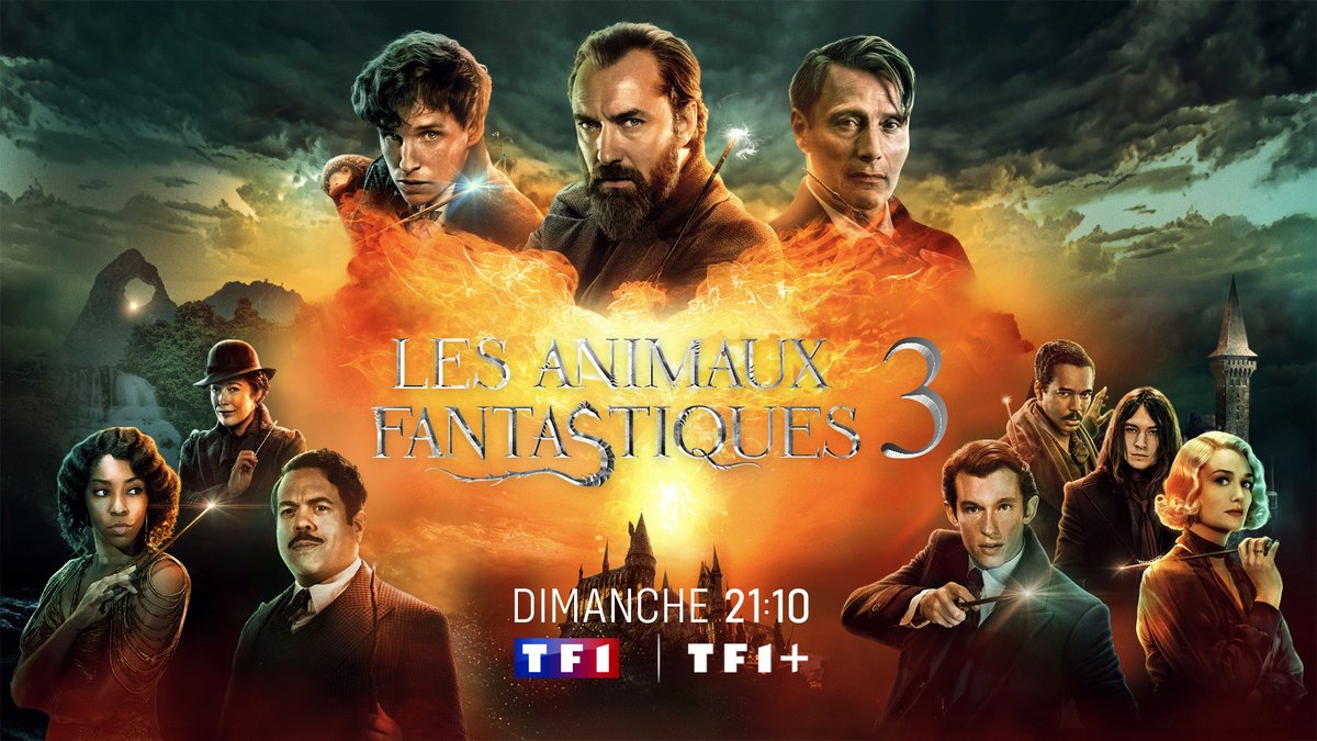 [INÉDIT] - [-10 ANS]

• LES ANIMAUX FANTASTIQUES : LES SECRETS DE DUMBLEDORE
Ce soir à 21:10 sur @TF1.

#TF1CinéDimanche
#CinéDimanche
#LesAnimauxFantastiquesLesSecretsDeDumbledore