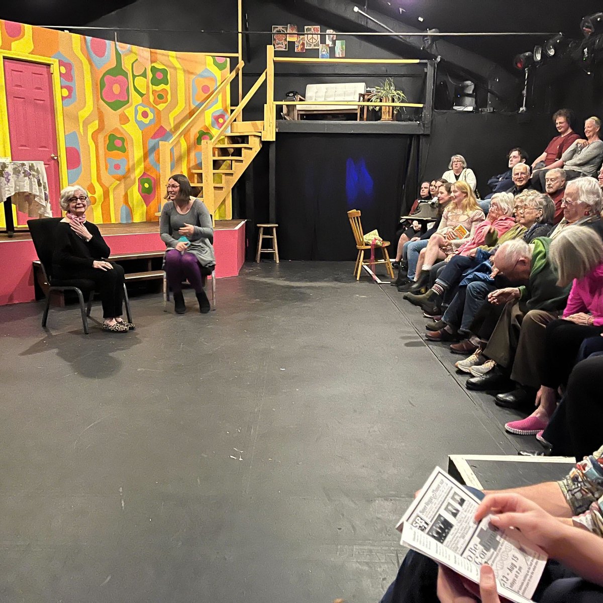 Starstruck doesn't cover the feeling of meeting living legend Meg Crane, the inventor of the home pregnancy test! Crane was at the Contemporary Theater Company for a talkback for Predictor joined by April Ruedaflorers, TWP board chair, & Susan Chakmakian, TWPEF board secretary!