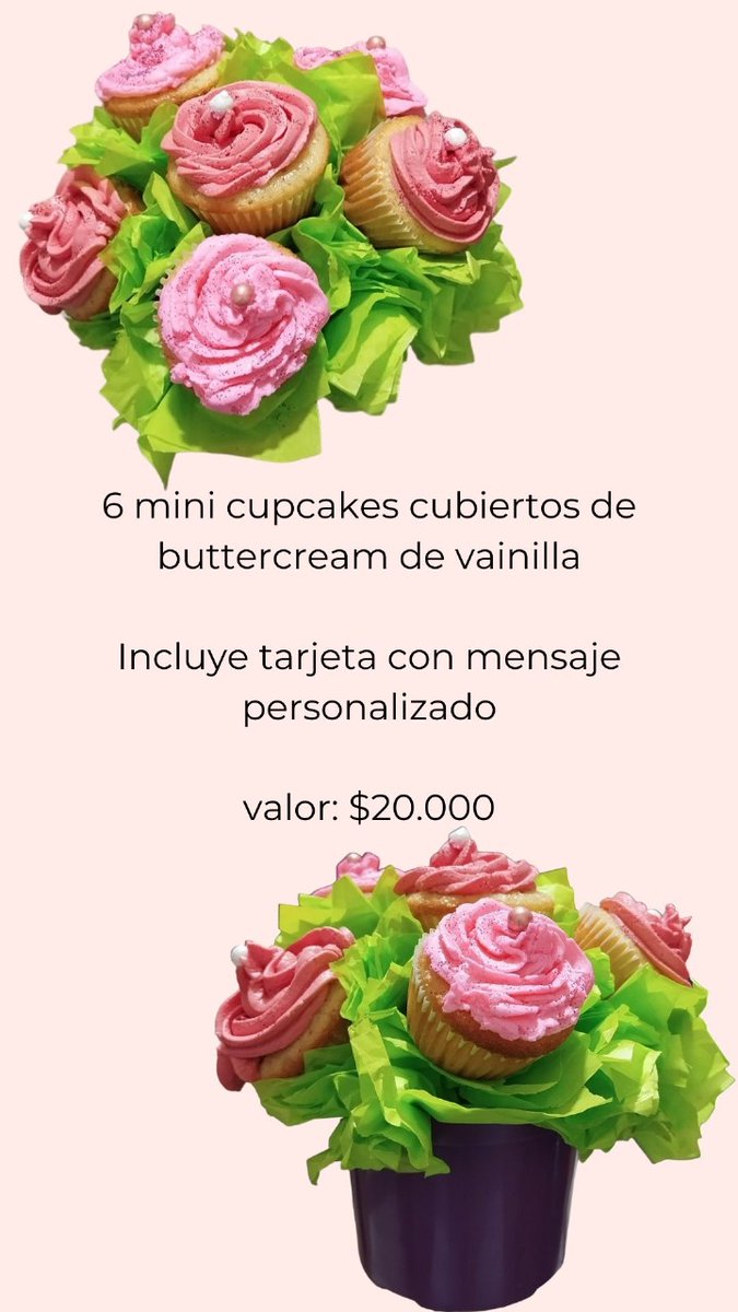 Holiiii✨
Les tengo el regalo más lindo para el día de la madre💐🧁