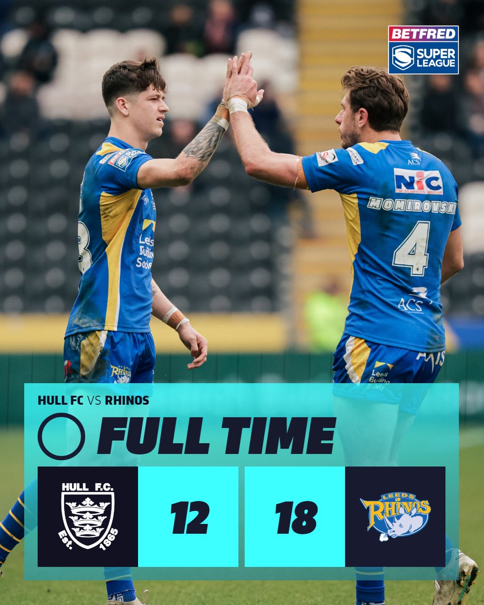 .@leedsrhinos return to winning ways 🦏 #SuperLeague