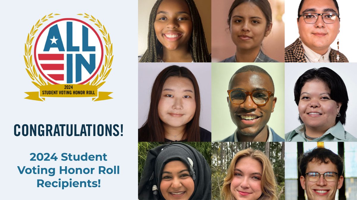 Congrats to #WFU senior Tarak Duggal – 1 of 137 college students named to the ALL IN Student Voting Honor Roll, which recognizes students who have gone above & beyond to advance nonpartisan voter registration, education and turnout in their communities. 👏 wakefo.rest/49W5fHQ