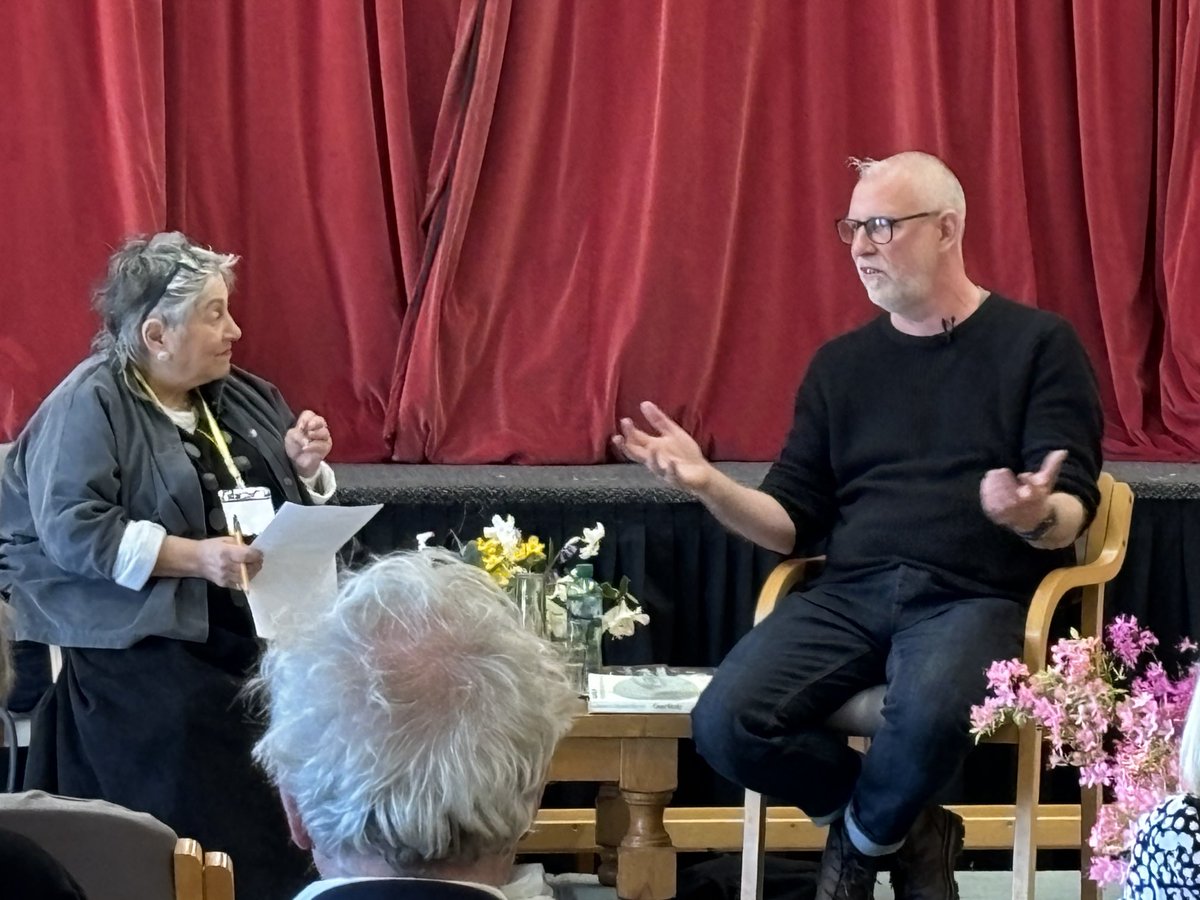 The stellar Graeme Macrae Burnet in conversation with Pru Irvine, rounding off the Colonsay Book Festival…. until next year