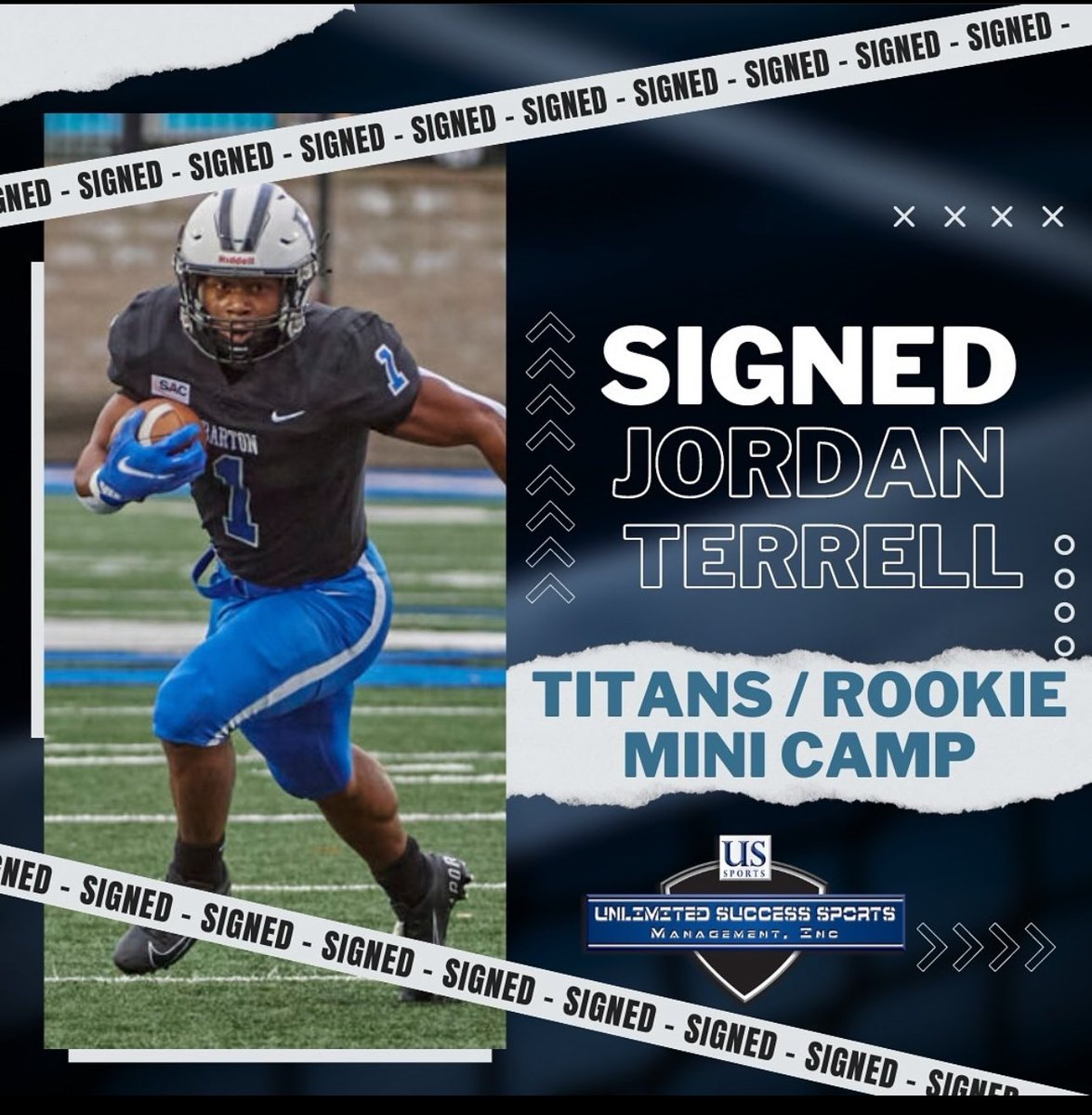 Another piece of History!!! <a href="/certified_1_/">Jordan Terrell</a> is heading to the Tennessee Titans!! That makes TWO Barton College Football players heading to the NFL!! Congrats JT!! #BeUncommon