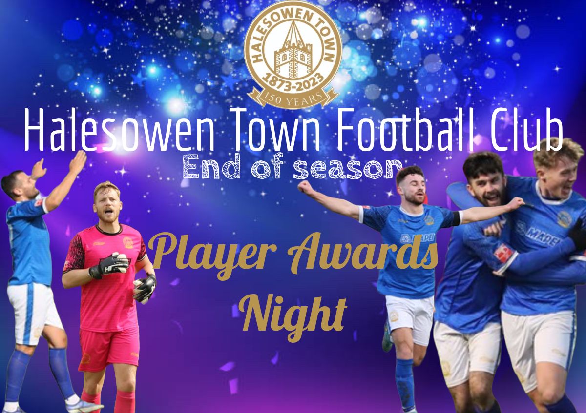 Player Awards Night 🏆 

Join us this Thursday night for the @halesowentownfc player awards from 7:45pm - Open from 6

Come & celebrate the end of the season with all the team 💙

There will be no Bingo this week.

#TheYeltzBar #UpTheYeltz #awardsnight #Halesowen #B63