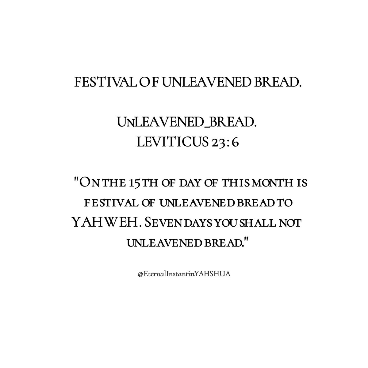 #FESTIVAL_OF _MAZTOT #UnleavenedBread 

Chag hamatzot.
Chag Sameach!

21 Nisan 5784 - 28 April 2024 .
$Day_6

#WhatYouNeedToKnow.
Have a blessed day.