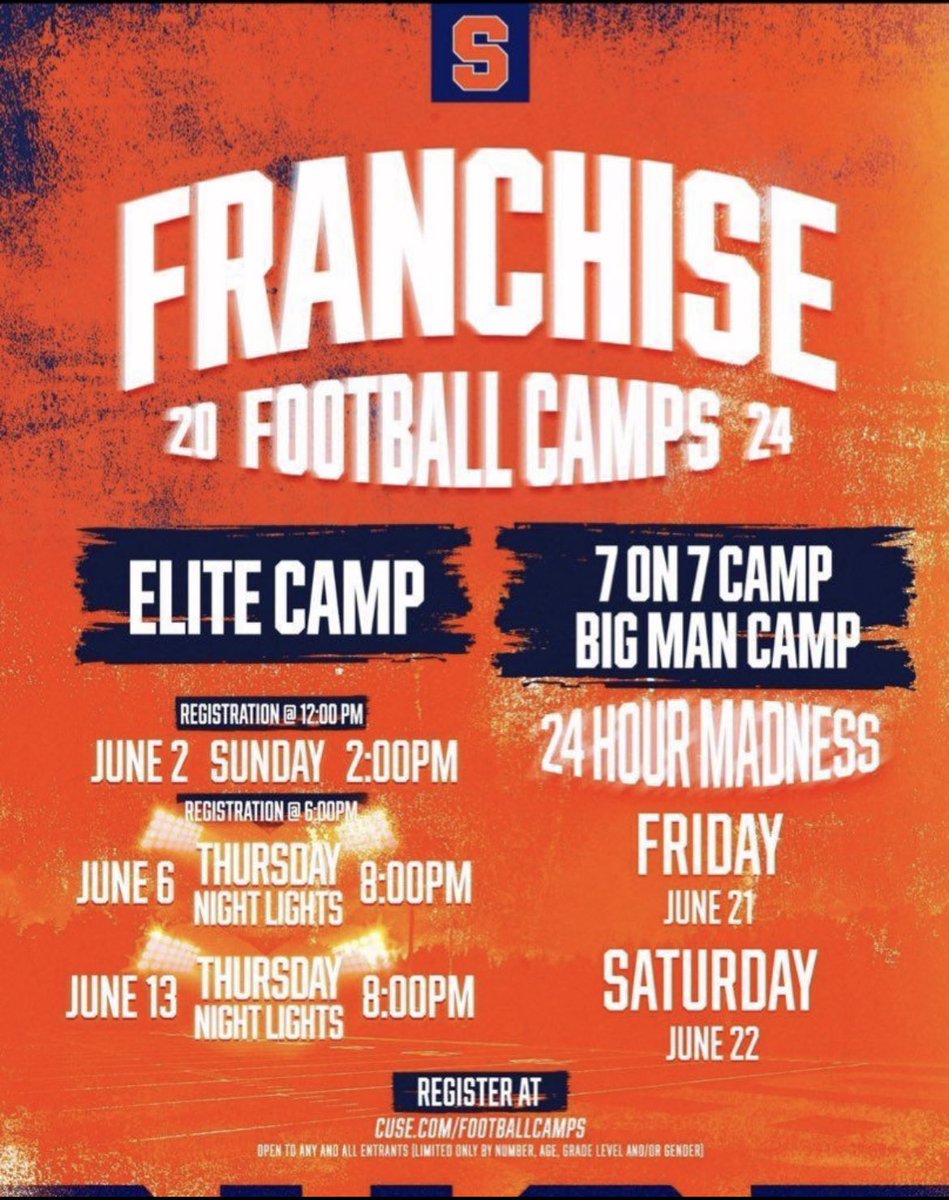 Camp season approaching!! If you the best of the best come compete 🍊🍊 franchisecusecamps.totalcamps.com/shop/EVENT
