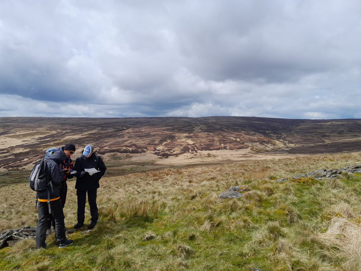 Another great day out with @RYSjamshed and Young Peope from @RochdaleYouthie's Open Award Centre for DofE. Properly off the beaten track, lots of wildlife, discussion around grouse shooting and land management. Pacing, handrailing and bearings done today! #freerangeyoungpeople