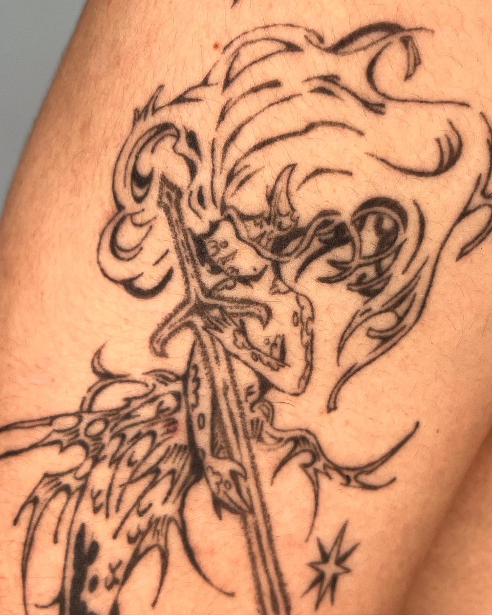 Fresh cervitaur + healed mermaid on Matt :) she’s maybe a year old ✨