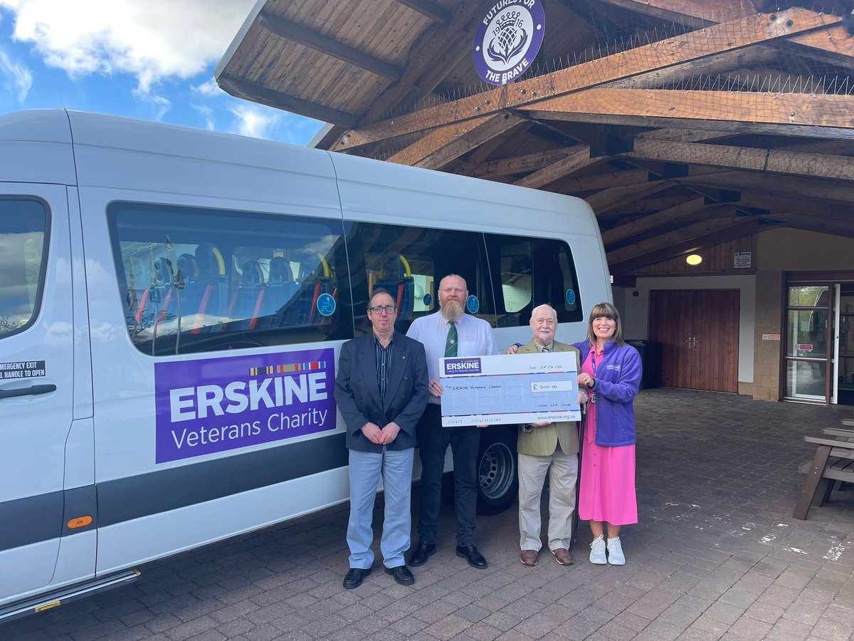 Kind members of the Lodge Clyde No.408 donated £300 today from a recent fundraiser they held for us. Thanks to all involved! We greatly appreciate your support.💜