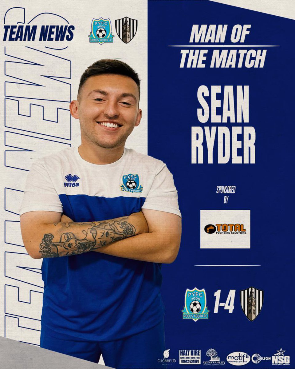 𝐌𝐚𝐧 𝐨𝐟 𝐭𝐡𝐞 𝐦𝐚𝐭𝐜𝐡 

𝐒𝐞𝐚𝐧 𝐑𝐲𝐝𝐞𝐫

Yesterday man of the match was again picked by the away team @seanryder20 had an excellent game in the midfield for 90 minutes and continues his great form in the second half of the season. 

🔵⚪️🔵⚪️🔵⚪️🔵⚪️🔵⚪️