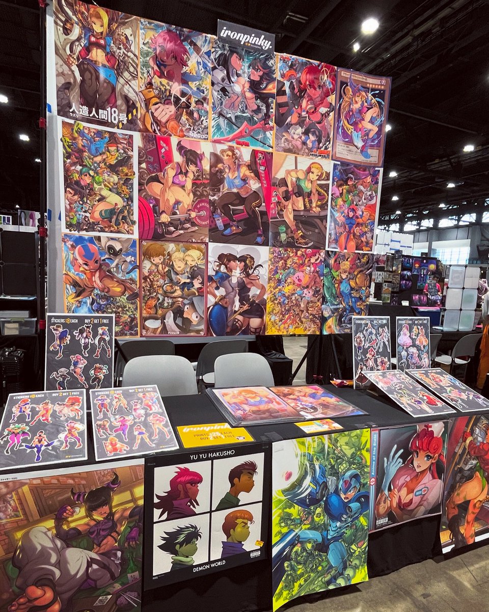 Sorry for the lack of updates! We’re at C2E2(u-13) and Lvl Up Expo! Last day! Swing by and say hi :)