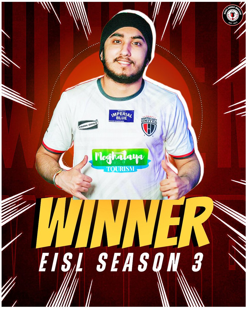 🏆CHAMPIONS🏆 @northeastunitedfc have done it again! We’ve climbed the EISL mountain for a SECOND consecutive season! 🔥 There's jubilation here in the virtual studio, folks! 🎉
