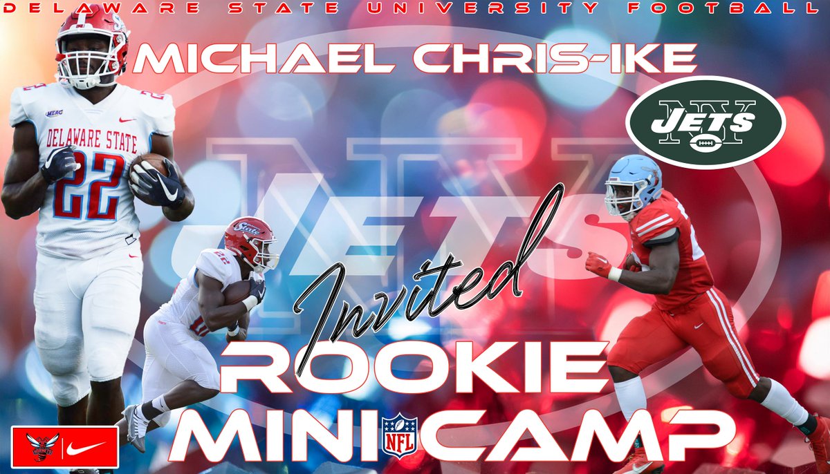 🚨🗣️“A Great Day To Be A Hornet!!” Michael Chris-Ike receives NFL Rookie Mini-Camp invite with the New York Jets @DSUHornets x @aleciashields x @FBCoachHull42 ❤️🩵