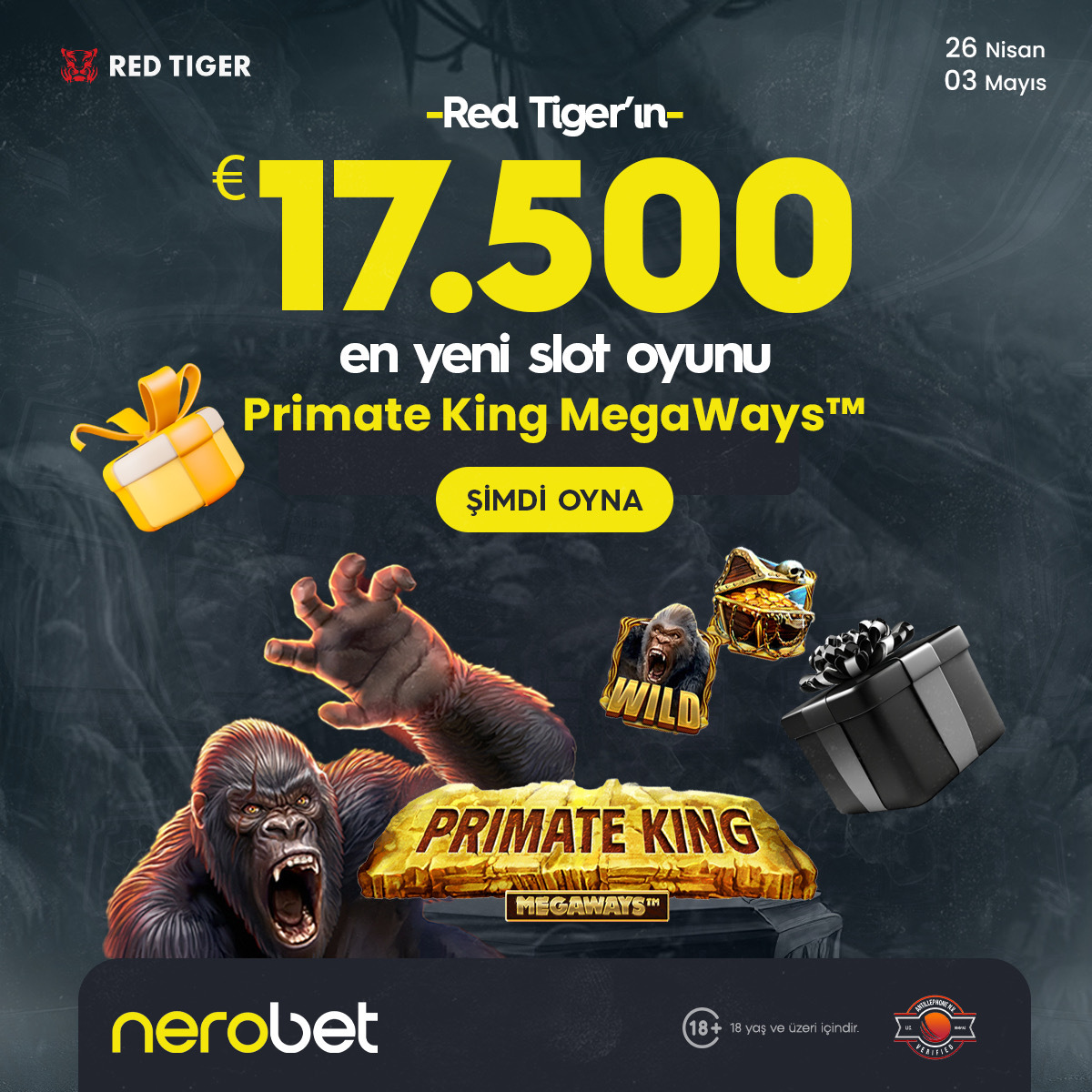 Yeni oyun ödülüyle geldi😎 

NEROBET Güncel Giriş Adresi🔗t2m.io/NRTW

Günlük 5 Milyon₺ Çekim İmkanı😍

#nerobet #güncelgiriş #casinoslot #freespin #pragmaticplay #bonus #redtiger #primateking