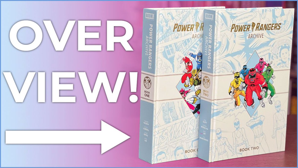 If you were a kid of the ‘90s then you remember the Power Rangers Phenomenon! The TV show, toys, movies, pajamas… they have everything. Even COMICS! @IDWPublishing has reprinted those in two beautiful deluxe hardcovers! Check out Omar’s Overview: bit.ly/49U4orf