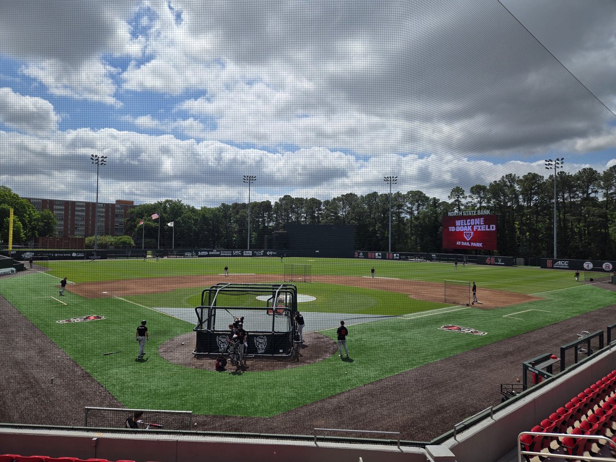 We're here at Doak Field for the inaugural Victory Over Cancer Game. The Pack9 will raise funds from today's game against Ball State to fight pediatric cancer. First pitch is set for 1