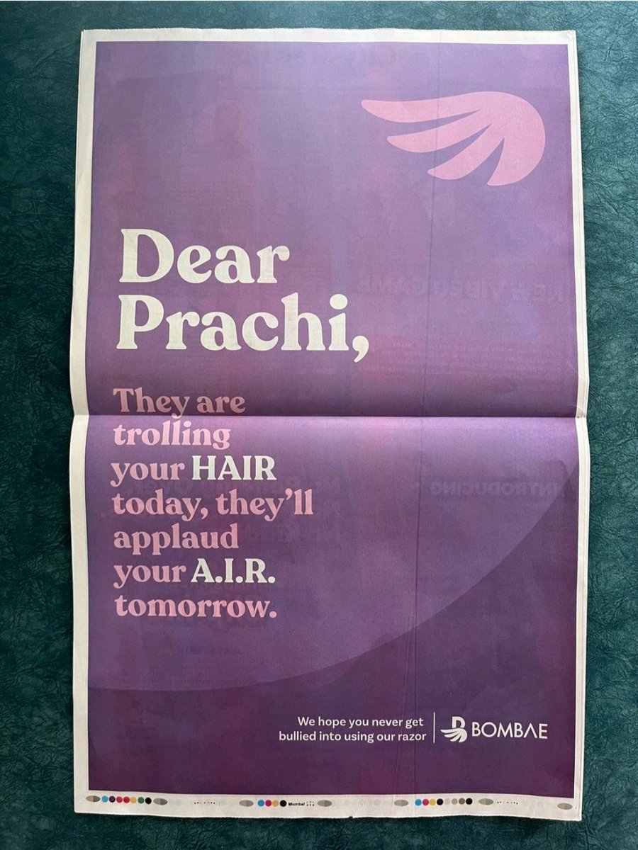 TeotiaMrinalani's tweet image. #PrachiNigam
Seems #Bombayshaving has glorified the Chauvinism indirectly &amp;amp; senselessly. You need Good and real #Copywriters