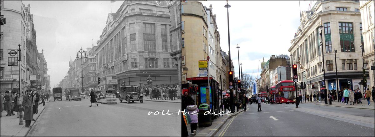 #OxfordStreet 1941-2024 Bourne & Hollingsworth That Vanished In 1983 #oldlondon #westminster many more flickr.com/photos/rollthe…