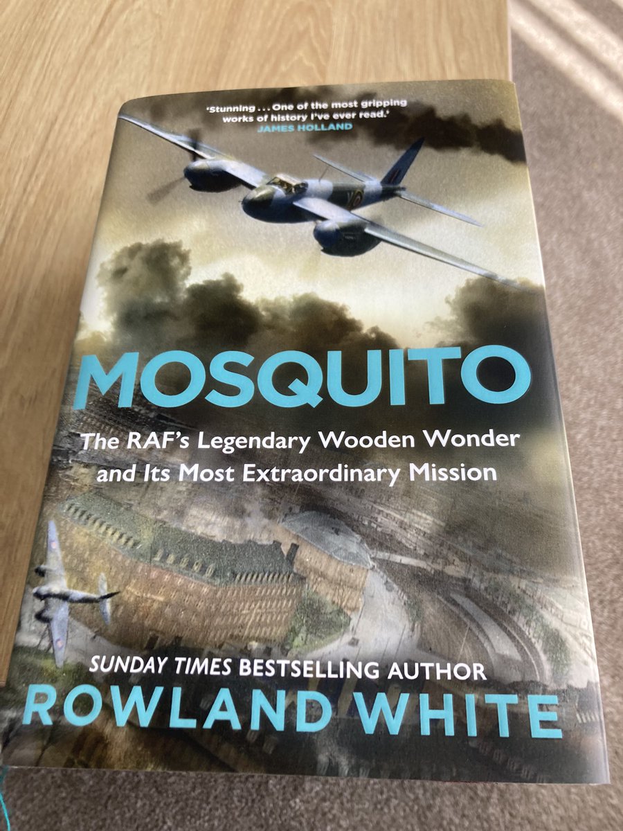 Just finished this amazingly #secondworldwar book 📖 what a wonderful read 📕 looking forward to your talk at WHWF4 @RowlandWhite  #Coffee #ww2 #mosquito #history 📚 #wehaveways