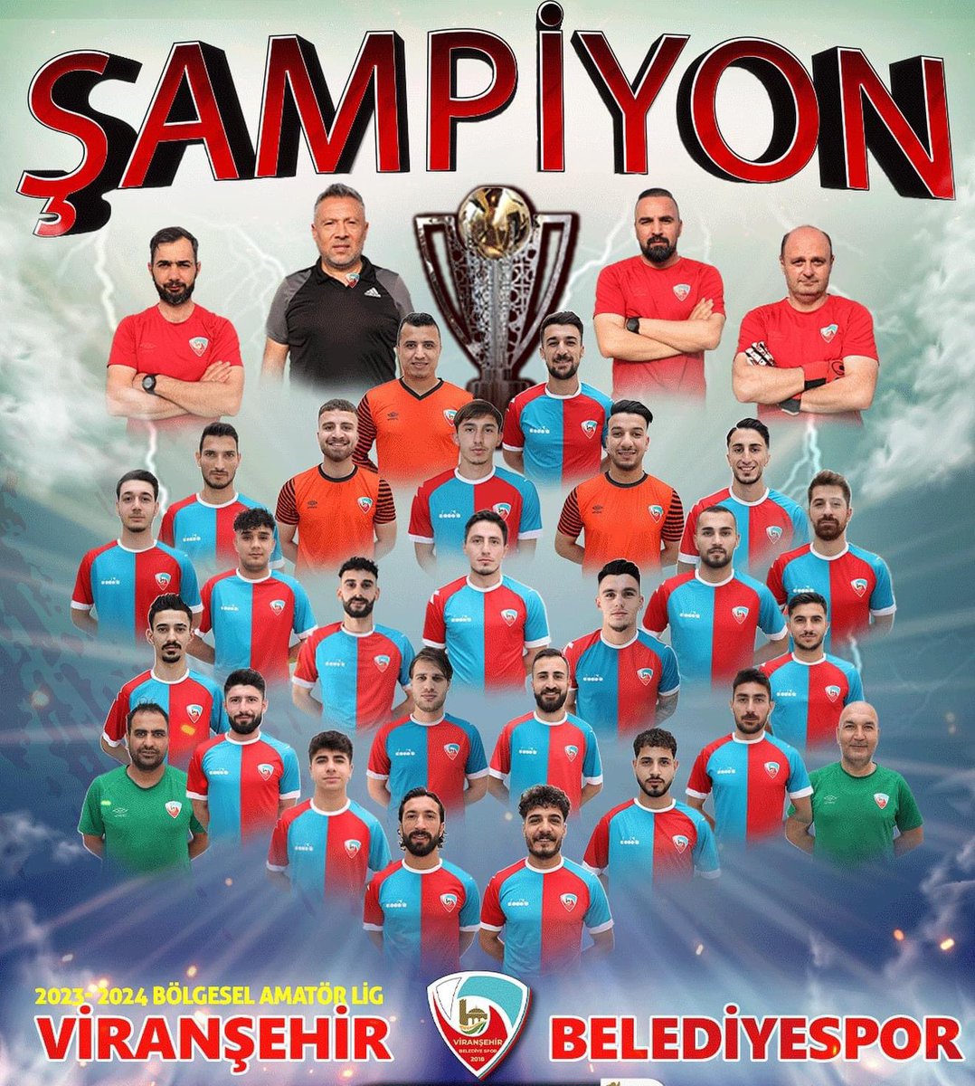 🏆 #Şampiyon Viranşehir Belediyespor. #3.Lige yükselme başarısı gösteren #Viranşehir Belediyespor’u tebrik ediyorum. @RTErdogan