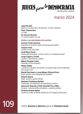 📚'#Lawfare en los tribunales españoles. Un concepto polémico pero necesario', por el profesor Joaquín Urías @jpurias ➡️ En el nº 109, marzo 2024, de la Revista Jueces para la Democracia, Información y Debate juecesdemocracia.es/2024/04/23/rev…