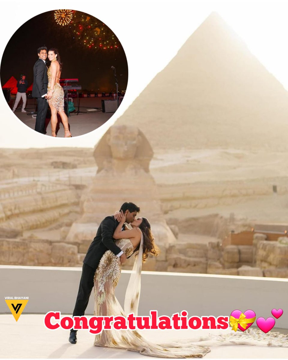 Ankur Jain, the dynamic CEO of Bilt Rewards and Erika Hammond, the former WWE wrestler got married today (Friday- April 26). Guess what! The awesome couple got married in front of the Great Pyramids in Egypt! The superlavish wedding ceremony, which took place in Cairo,…