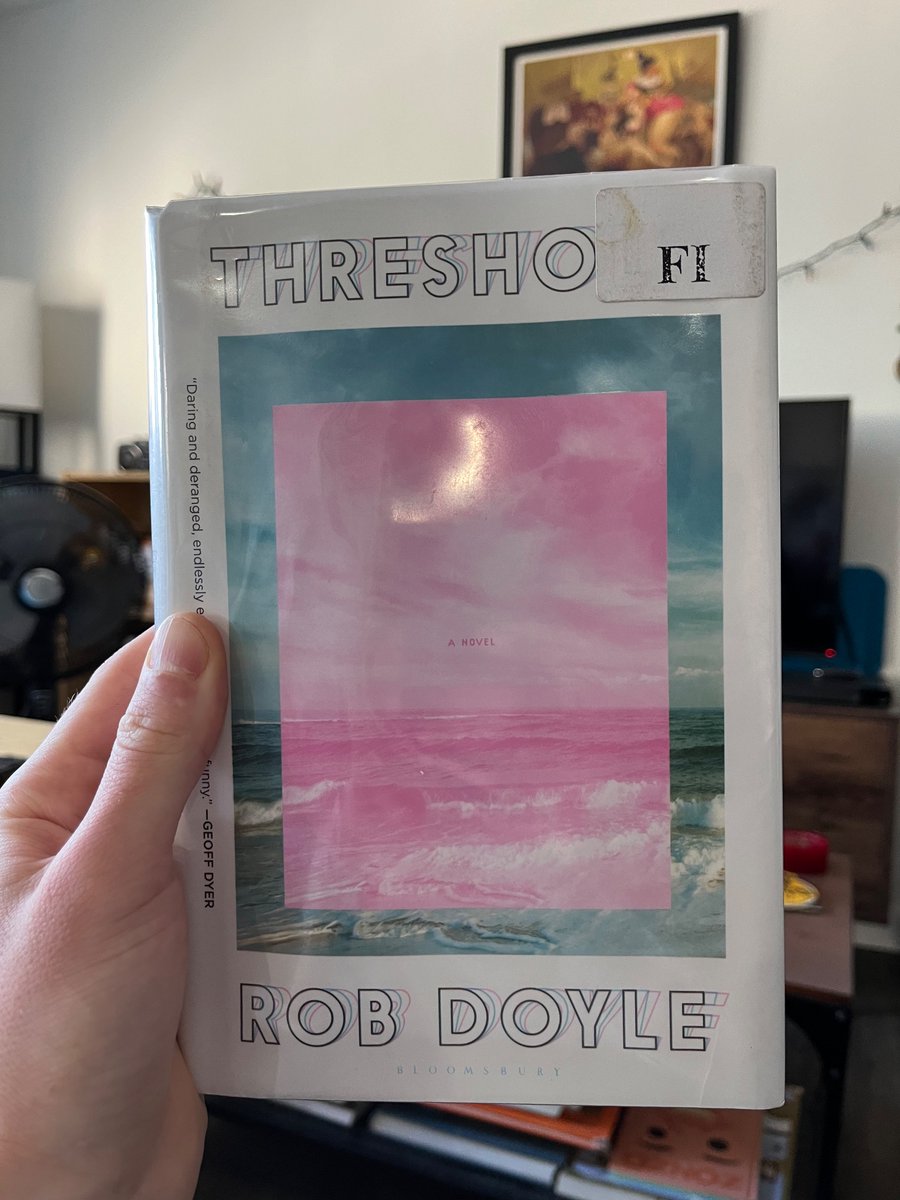 Finished the @RobDoyle1 novel THRESHOLD. A near perfect read as I turned 33 this month. All I want to do is travel and write in a journal again. Highly recommend reading this. Shout out my local library system for carrying great books.