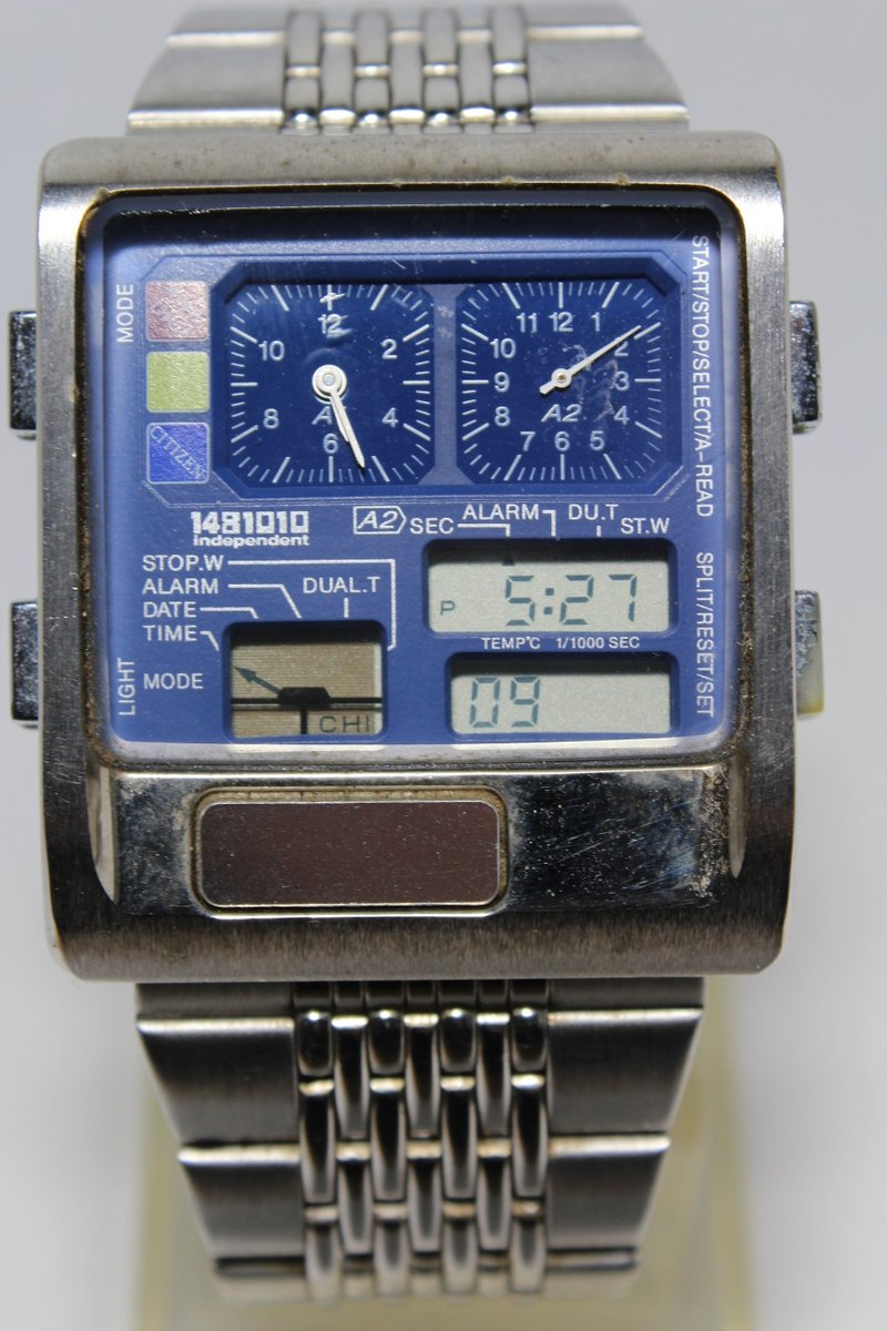 CITIZEN 8987-L19273 vintage watch 1481010 independent thermometer atsushi2019.etsy.com/listing/166454… #ebayfinds #etsysale #independent
