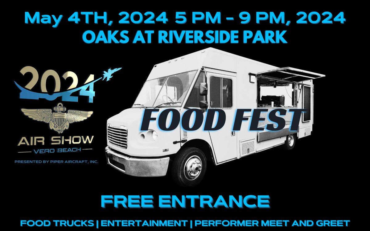 HALO_Rescue's tweet photo. We're honored to be chosen by the @VeroAirShow  as 1 of their 2024 charities!
Sat May 4, 5pm there is Food Fest at Under The Oaks Park in Vero. Meet members of the Blue Angels, lotso food trucks, live music, kids zone, and HALO!

https://t.co/SCHjsxb4vX https://t.co/ogP2GGSqcx