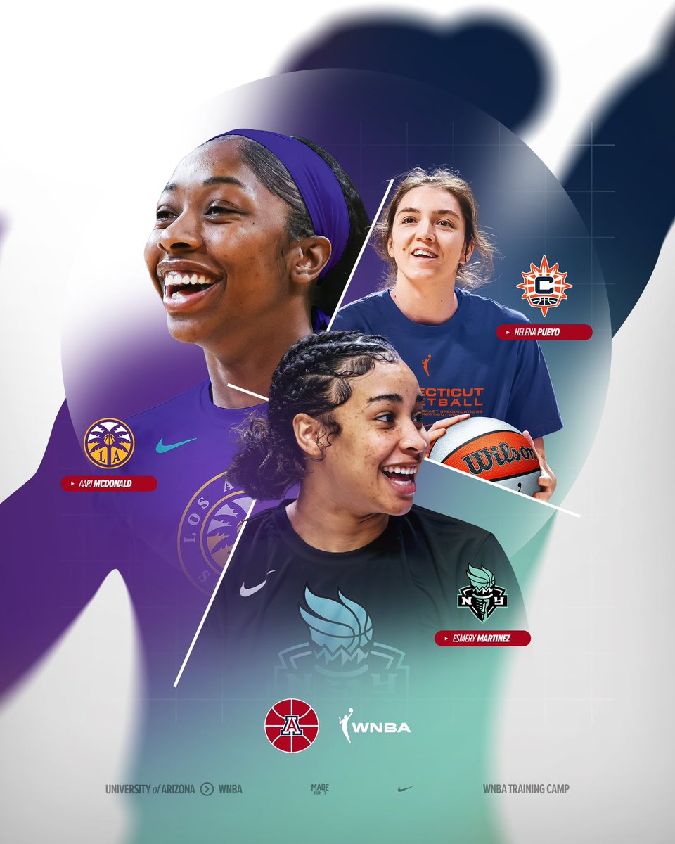 Good luck to our Pro Cats, as the WNBA Training camp starts today! We wish them all the best! 😤 #MadeForIt x #LeaveALegacy