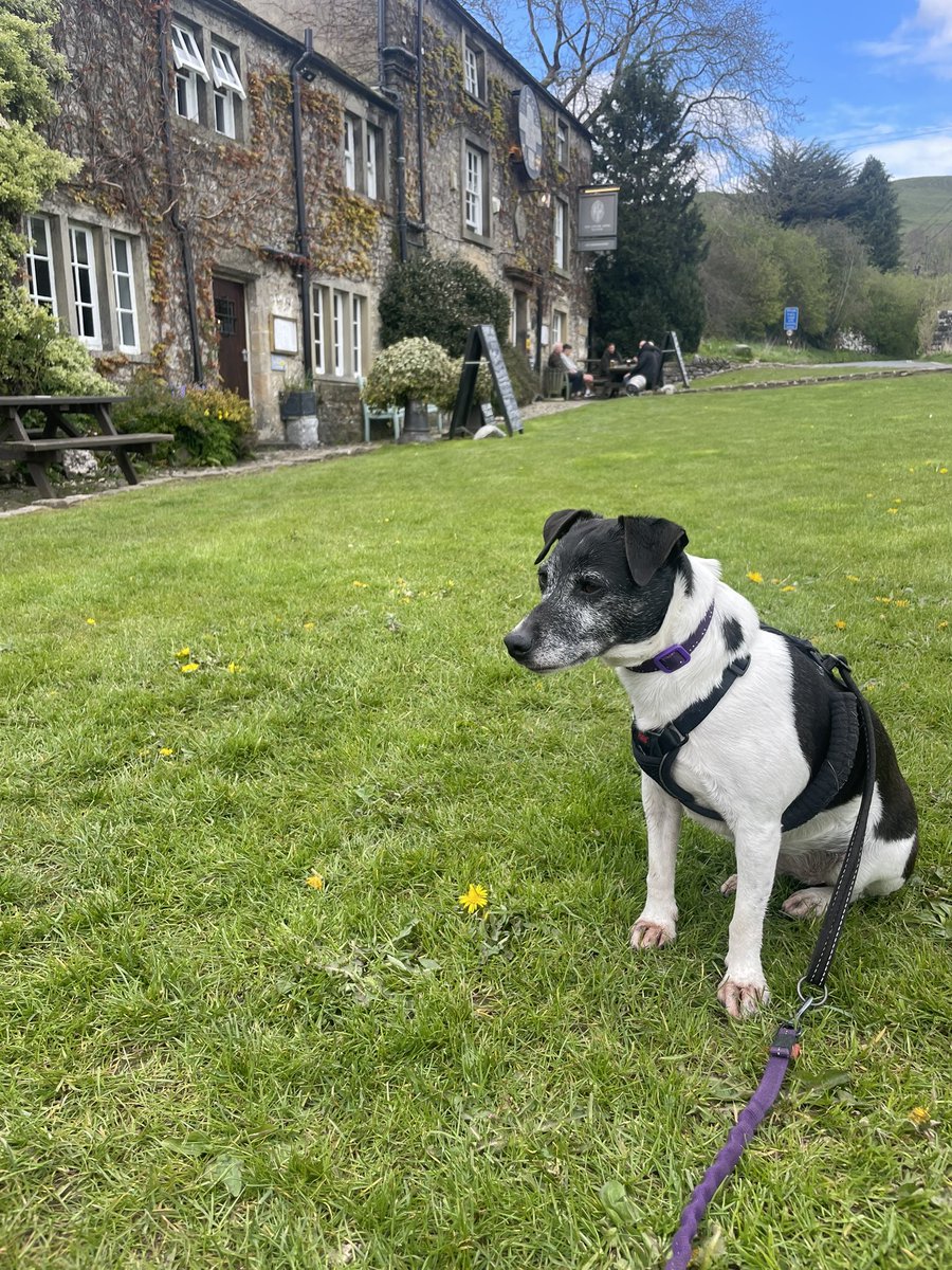 Me and my plus one for the night in Malham 🥰