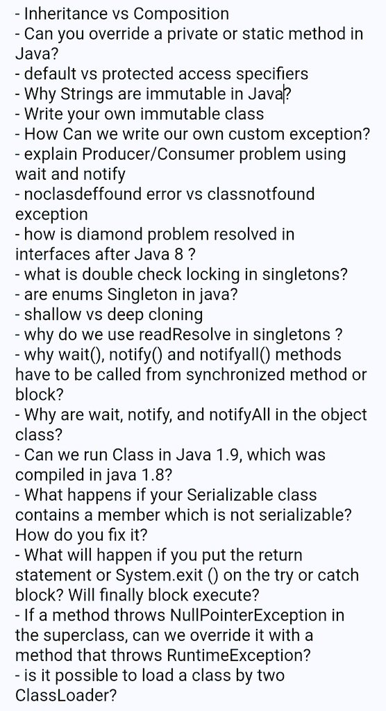 SumitM_X's tweet image. I found this mail that I sent to one of my juniors to what all questions he can expect in his Java interview .

I&apos;m glad I had starred it 🌟. 
He got selected, and I  got the referral amount 🥂

Hopefully, you will find it helpful.👇