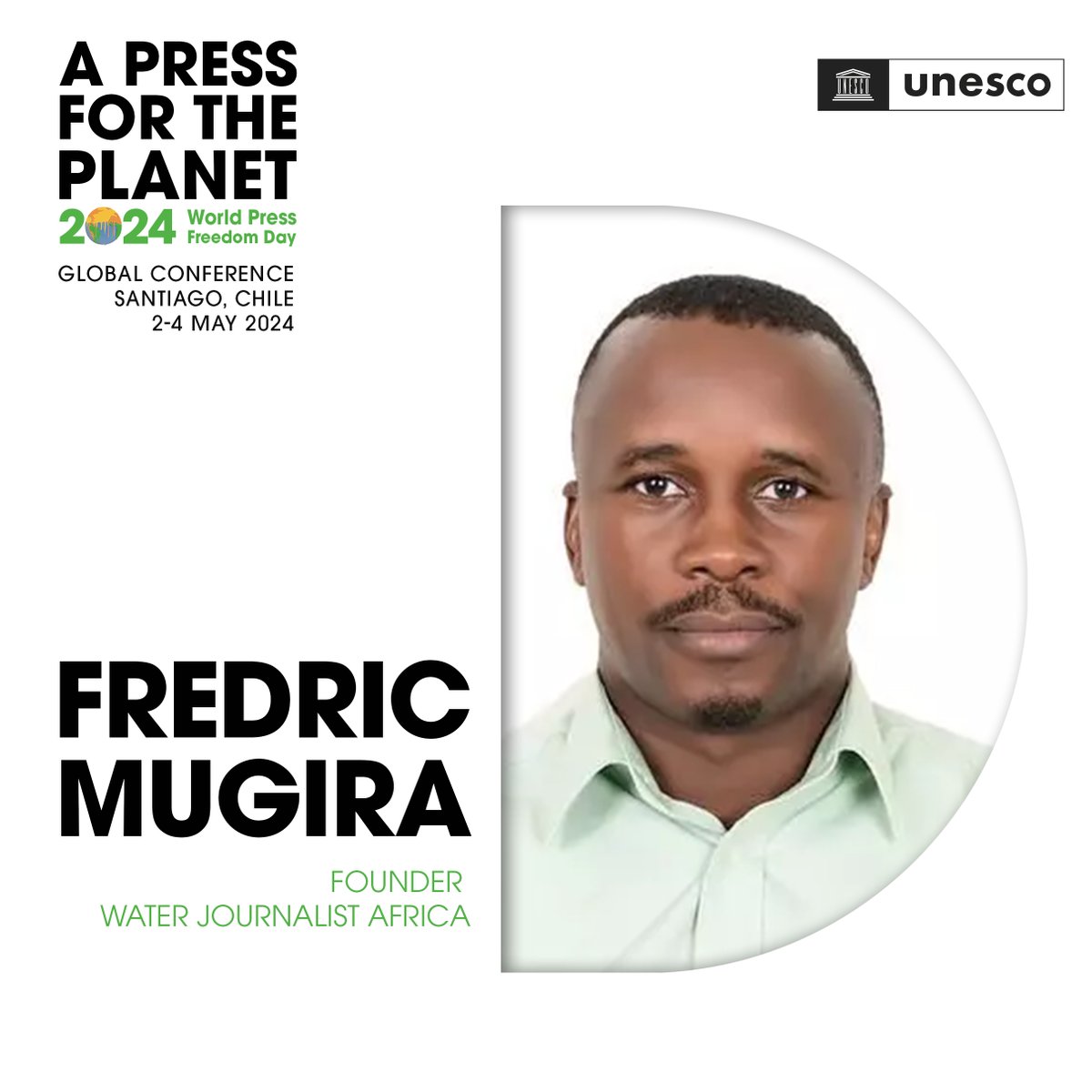 Journalistic work raises awareness on global environmental crises📰 #WorldPressFreedomDay Conference will bring together key actors, such as Frederick @Mugira, who has been working as a water and climate change journalist for almost two decades. 👉 unesco.org/en/days/press-…
