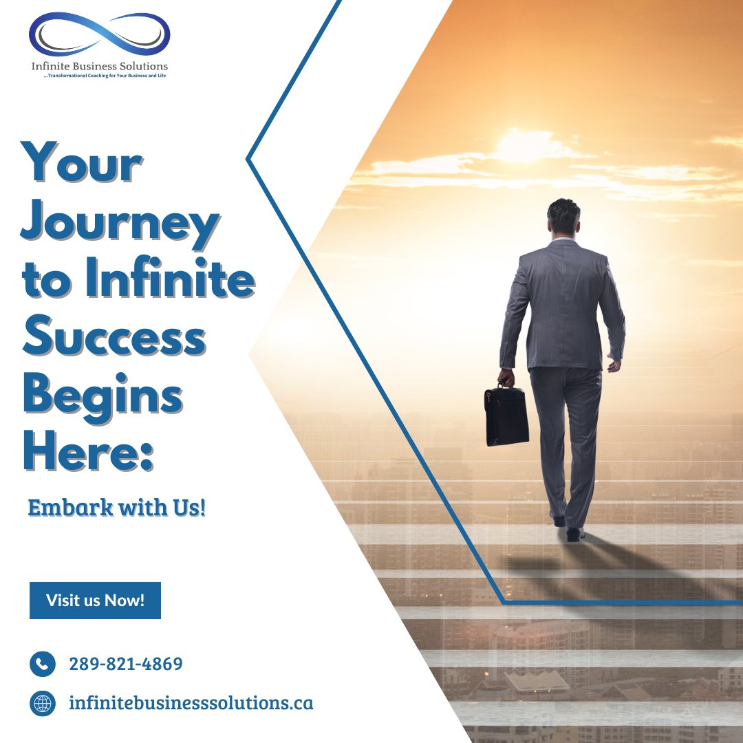 The path to transformation begins with a single step. 🚀 Are you ready to embark on a journey of growth and success with Infinite Business Solutions? Let's reshape your business and life together. Visit infinitebusinesssolutions.ca #BeginTransformation #InfiniteGrowth