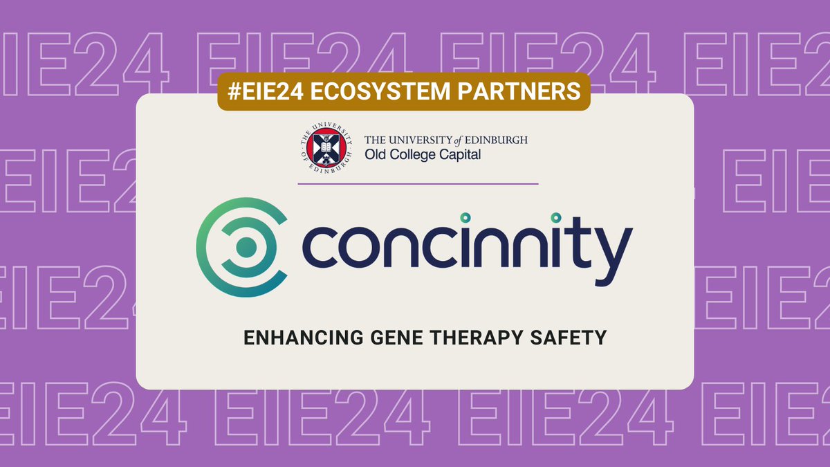 🚀 Pioneering innovation with Old College Capital (OCC)! #EIE24 showcases ventures like Concinnity Genetics' safer gene therapies and Neuranics' cutting-edge cardiac sensors. #TechInnovation #HealthTech. Explore more: eie-invest.com/ecosystem-part… @EdinInnovations @EdinburghUni