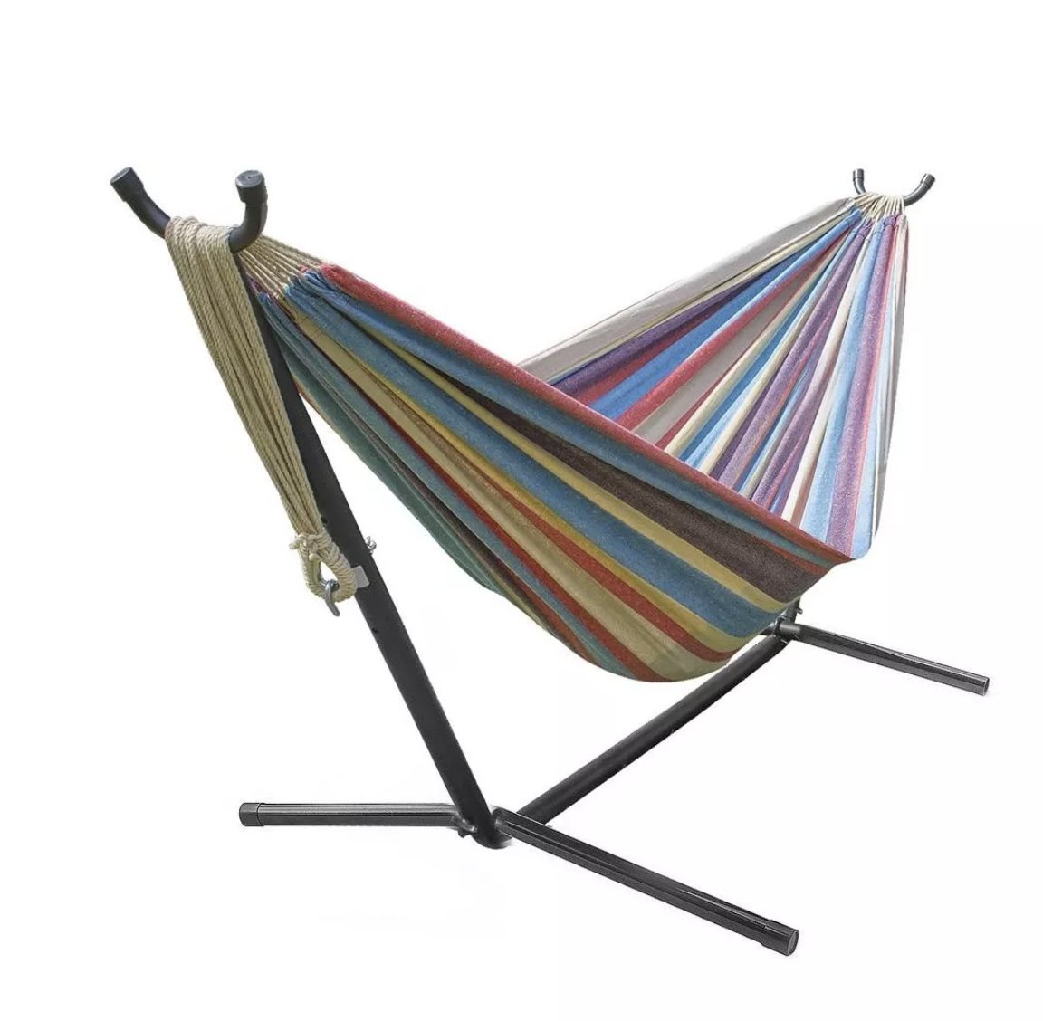 🎉 50% off at Target! Snag the Sorbus Brazilian Double Hammock with Stand. Perfect for lounging and adding a splash of color to your outdoor or indoor space. Don't miss this fantastic deal to relax in style! 🌈🌴 #TargetDeals #HammockLife

BUY NOW: mavely.app.link/e/dy10eEJpaJb