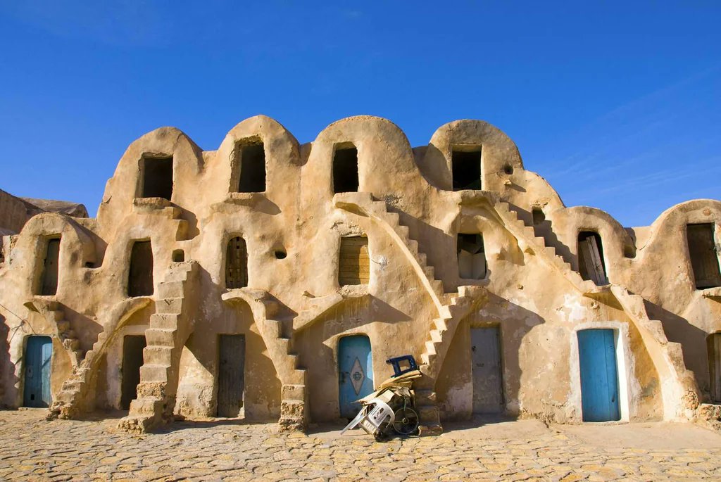 Matmata is a small Berber village in Tunisia 🇹🇳 known for its unique underground dwellings, called troglodyte homes, carved into the rocky landscape, offering a fascinating glimpse into traditional desert living.

#ThisIsAfrica #VisitAfrica