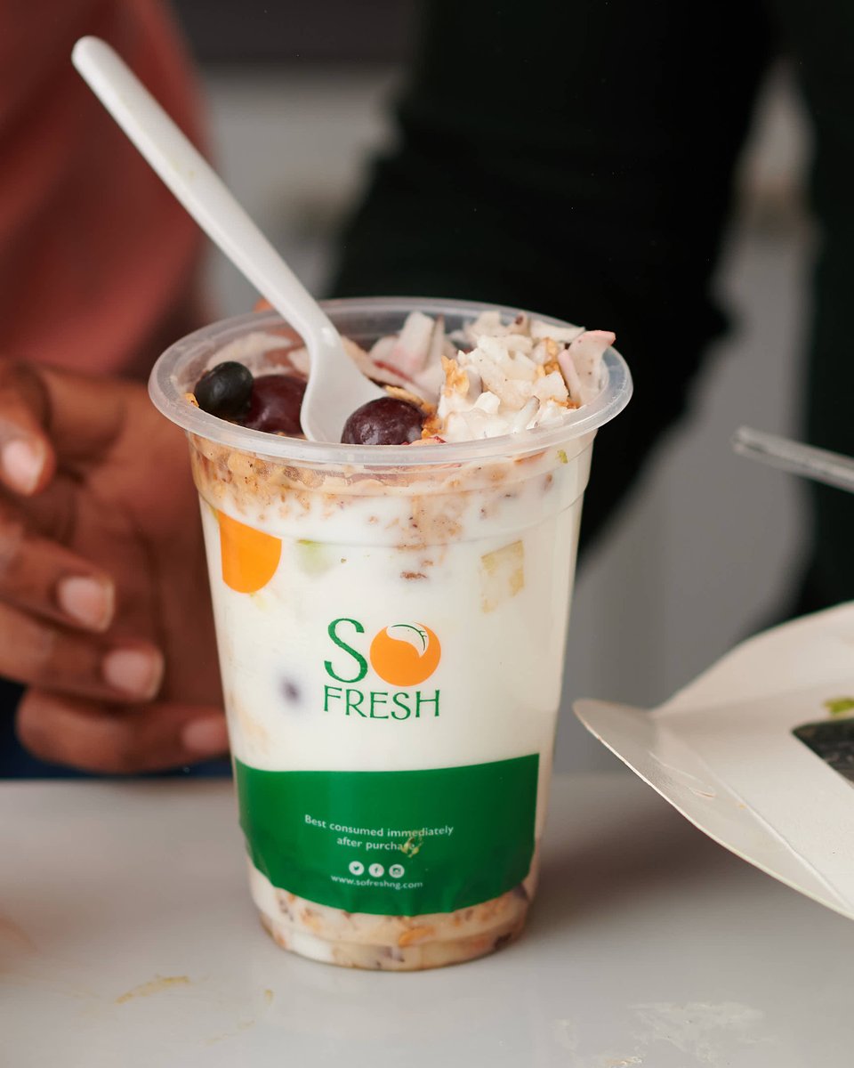 The first place you should be visiting at the GTCO Food & Drink Festival is @sofreshng to cool down with the best Parfait in town.