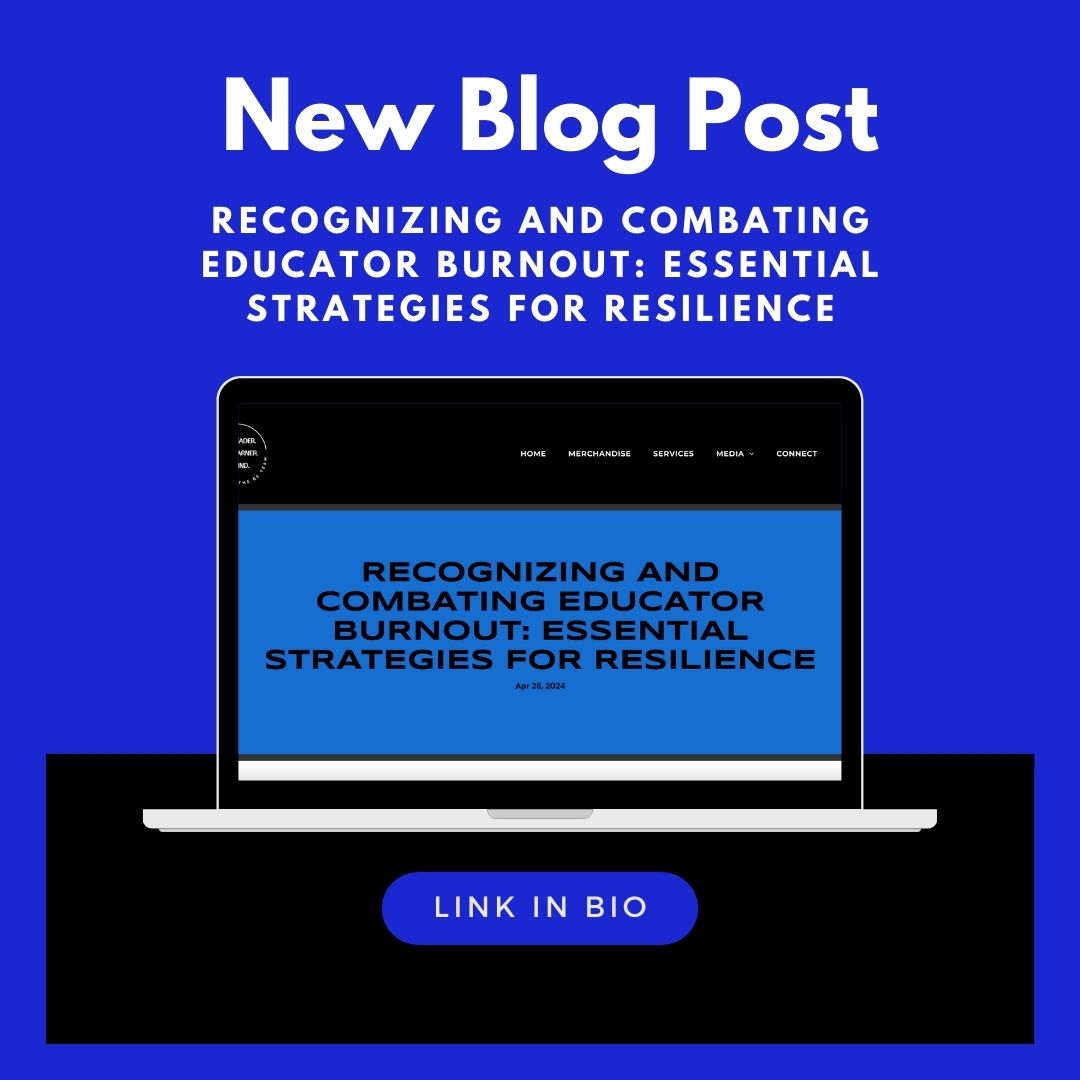 New Blog Alert: Recognizing and Combating Educator Burnout 

Are you feeling overwhelmed by the demands of teaching, leadership, and life? You're not alone.  Our latest blog post dives into essential strategies for resilience that every educator needs to know. 

#jointhebeteam