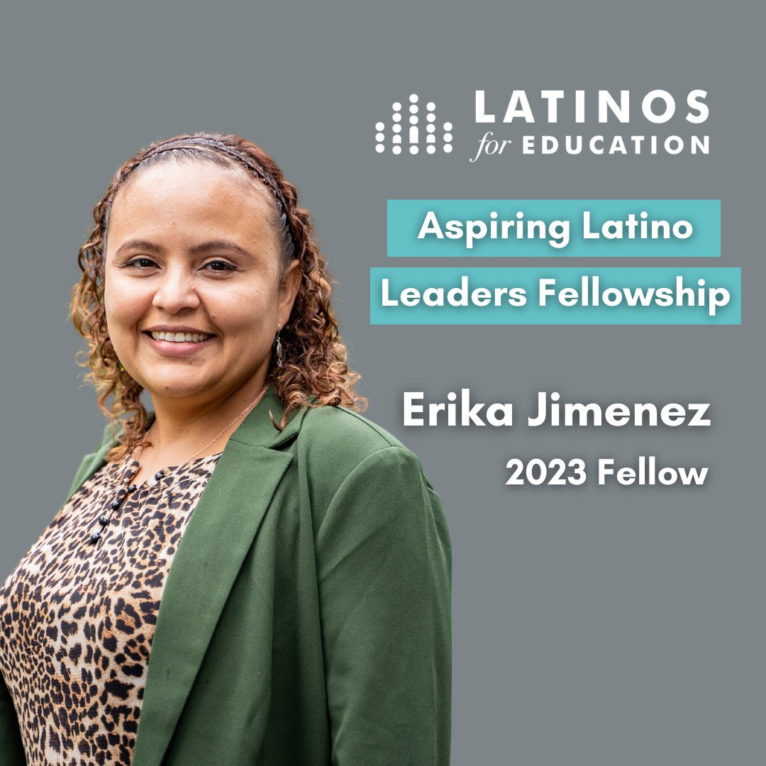 Meet Erika Jimenez, passionate educator & bilingual advocate! Teaching at @CPS_Chelsea, she ensures top-notch education with a culturally responsive Spanish curriculum. Also, one of our 2023 Aspiring Latino Leaders' Fellows. Nominate someone at hubs.la/Q02vgbnN0