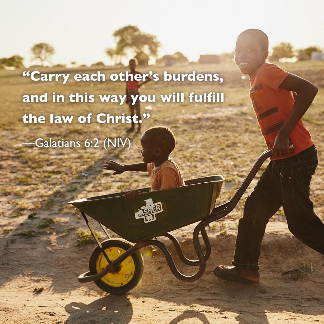 Sometimes we’re in the wheelbarrow..😄 Sometimes we’re carrying it..😅 God puts people in our lives for these moments. Are you carrying or being carried today?