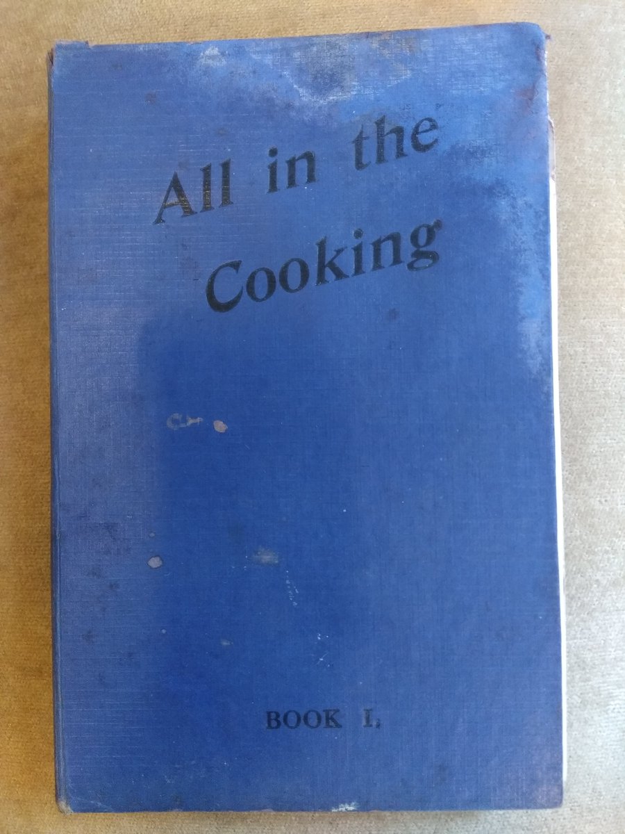 I've been looking out for copies of Irish domestic science bible 'All in the Cooking', and found a (slightly mildewed and battered) copy of vol 1 today. With 3 bonus inserts that along with the book say a bit about women's lives in 1950s/60s...