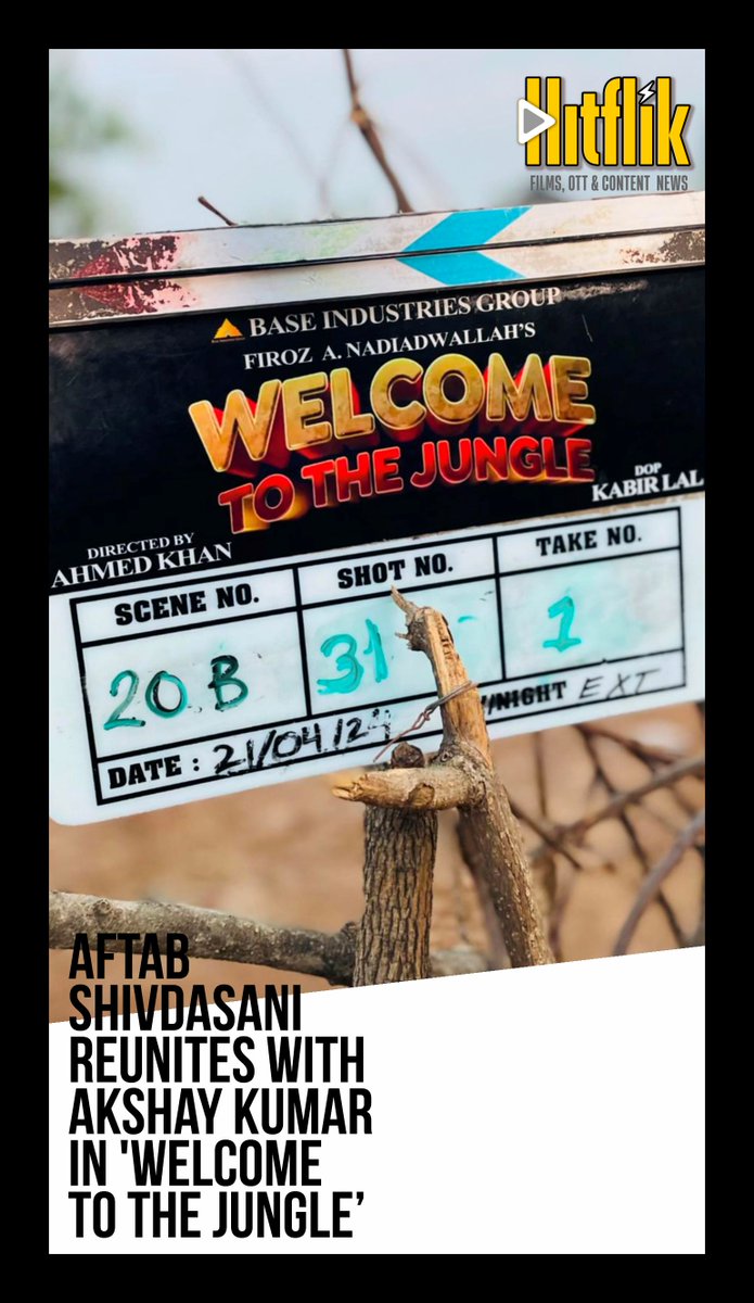 #AftabShivdasani, set to share screen space with #AkshayKumar in #AhmedKhan’s upcoming film '#WelcomeToTheJungle', expressed his delight with a quirky post. 

Thank you ‘Awara’ for ‘welcome’-ing this ‘Deewana’ to this ‘Paagal’ Jungle!”