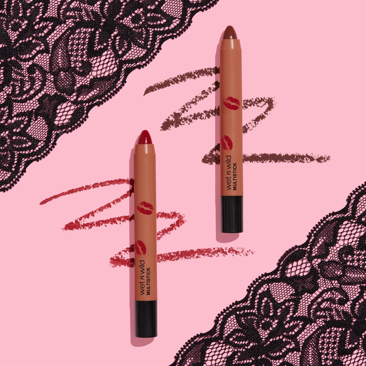 Take charge with 'Tease then Dominate' Multistick Set, with two bold shades that will add drama to any look 😏⁠ ⁠ Get the collection @amazon @cvspharmacy wetnwildbeauty.com and shop our #Amazon store at #LinkInBio #wnwDateOrDominate #wetnwildbeauty #crueltyfree