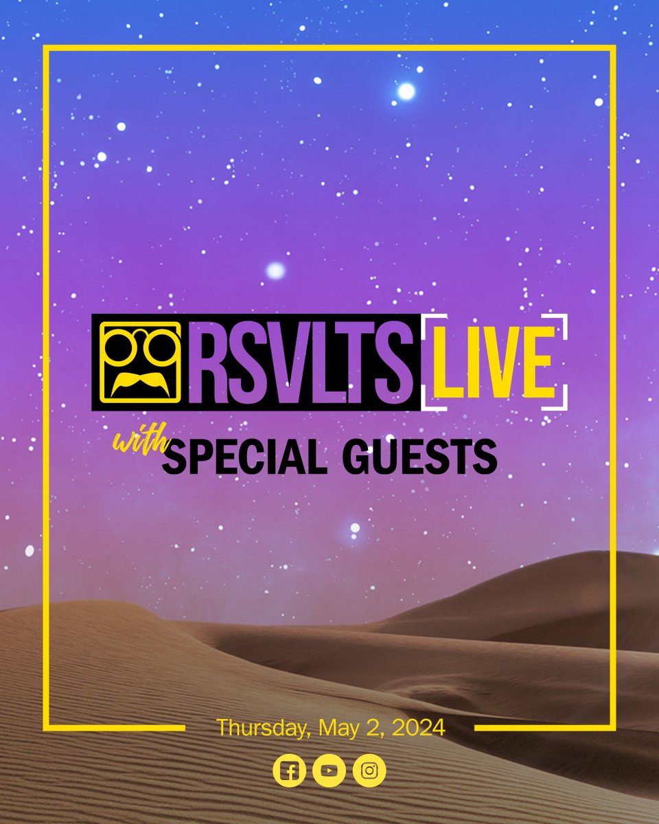 ::cue the 'Imperial March' score:: RSVLTS [LIVE] is BACK!! We can't say too much more (yet) ... besides that we're going to have some very special guests and an early look at our upcoming May the 4th collection 👀 Stay tuned for more information‼️