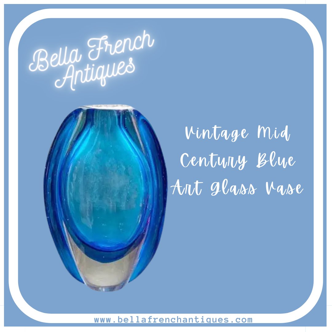 Vintage Mid Century Blue Art Glass Vase

l8r.it/6tFz

#bellafrenchantiques #chairish #foundandchairished #blueglassvase #artglassvase #italianvase #antiquerow_dallas #europeanantiques  #luxurydecor #antiques #interiordesign #frenchinteriors
