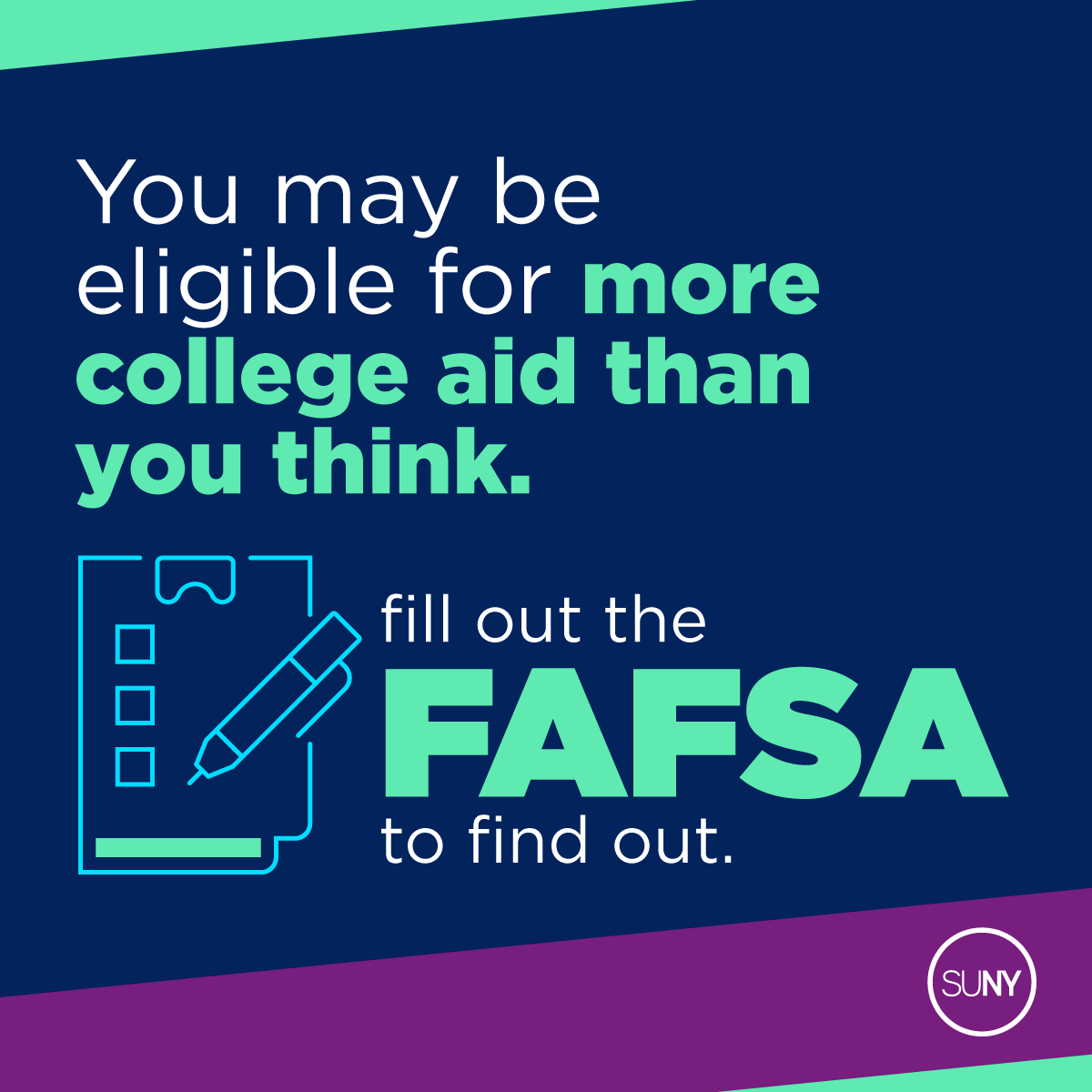 Ready to pursue your dreams? 🎓💡 You may be eligible for more college aid than you think. Complete your #FAFSA now and discover the possibilities! #FAFSAReady

hesc.ny.gov/fafsaready