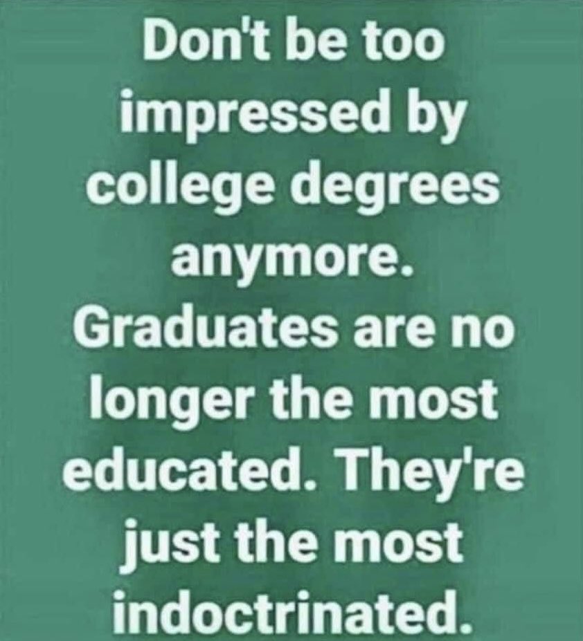 Exactly! IMO, trade school is the way to go.