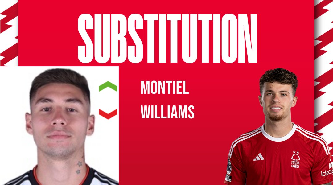 Montiel ⬆️ Williams ⬇️